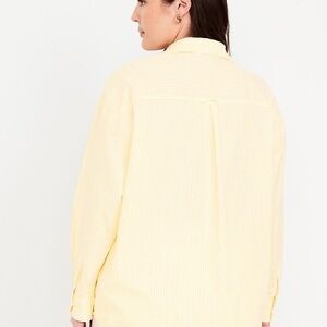 Old Navy Yellow Button Down Shirt for Women